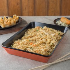 8920406 Mosaic™ 4 qt Baker 14" x 9-1/2" - Black-Terra Cotta