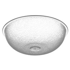 721807 Round Pebbled Bowl 18 qt - Clear