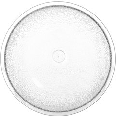 721807 Round Pebbled Bowl 18 qt - Clear