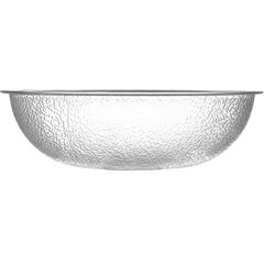 721807 Round Pebbled Bowl 18 qt - Clear
