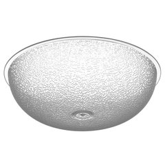 721007 Round Pebbled Bowl 3.1 qt - Clear