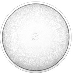 721007 Round Pebbled Bowl 3.1 qt - Clear