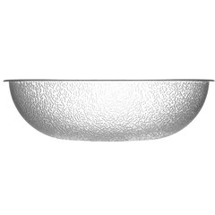 721007 Round Pebbled Bowl 3.1 qt - Clear