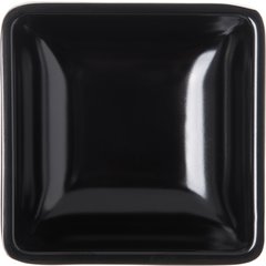 086003 Melamine Square Ramekin 2 oz - Black