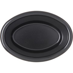 S31003 Melamine Smooth Oval Ramekin 2 oz - Black