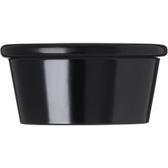 S31003 Melamine Smooth Oval Ramekin 2 oz - Black