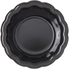 4394203 Melamine Scalloped Ramekin 1 oz - Black