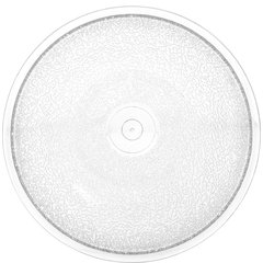 720607 Round Pebbled Bowl 19.2 oz - Clear