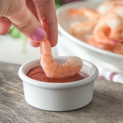 036202 SAN Smooth Ramekin 2.5 oz - White