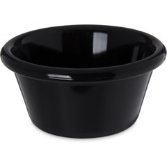 4312303 SAN Smooth Ramekin 3 oz - Black