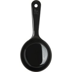 493003 Measure Miser® Solid Short Handle 6 oz - Black