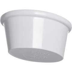 S31002 Melamine Smooth Oval Ramekin 2 oz - White