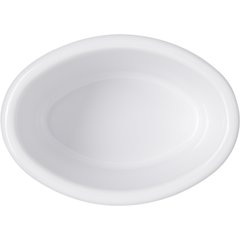 S31002 Melamine Smooth Oval Ramekin 2 oz - White