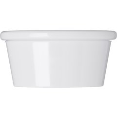 S31002 Melamine Smooth Oval Ramekin 2 oz - White