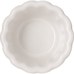 4394342 Melamine Scalloped Ramekin 2 oz - Bone