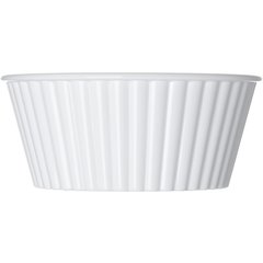 084502 SAN Fluted Ramekin 4.5 oz - White