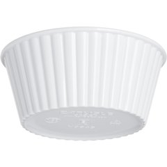 084502 SAN Fluted Ramekin 4.5 oz - White