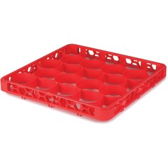 REW20SC05 OptiClean™ NeWave™ Color-Coded Short Glass Rack Extender 20 Compartment - Red