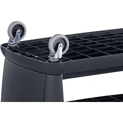 CC224303 Bussing Cart 23" x 42" x 37.5" - Black