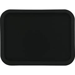 1410FG004 Glasteel™ Solid Rectangular Tray 13.75" x 10.6" - Black