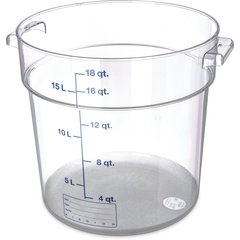 1076807 StorPlus™ Round Food Storage Container 18 qt - Clear