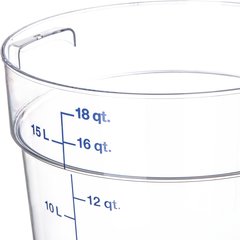 1076807 StorPlus™ Round Food Storage Container 18 qt - Clear