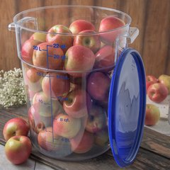 1076907 StorPlus™ Round Food Storage Container 22 qt - Clear