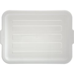 N4401202 Comfort Curve™ Tote Box Universal Lid 15" x 20" x 1" - White
