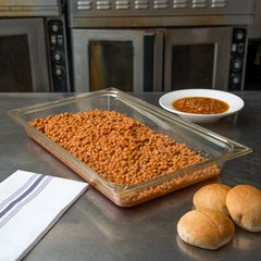 10400B13 StorPlus™ High Heat Food Pan Full-Size, 2.5" Deep - Amber