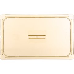 10410U13 StorPlus™ High Heat Handled Universal Food Pan Lid Full-Size - Amber