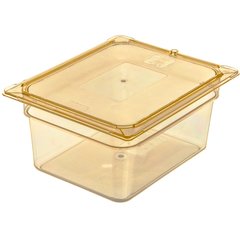 10422B13 StorPlus™ High Heat Food Pan 1/2 Size, 6" Deep - Amber
