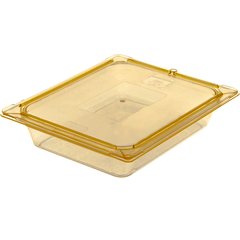 10420B13 StorPlus™ High Heat Food Pan 1/2 Size, 2.5" Deep - Amber