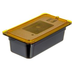 3086103 StorPlus™ High Heat Food Pan 1/3 Size, 4" Deep - Black