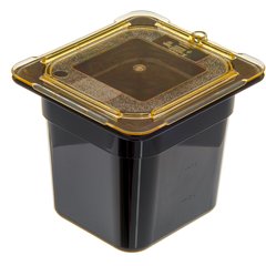 3088503 StorPlus™ High Heat Food Pan 1/6 Size, 6" Deep - Black