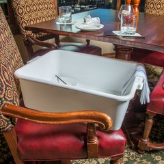 N4401102 Comfort Curve™ Tote Box 20" x 15" x 7" - White