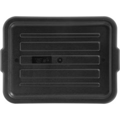 N4401203 Comfort Curve™ Tote Box Universal Lid 15" x 20" x 1" - Black