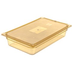 10401B13 StorPlus™ High Heat Food Pan Full-Size, 4" Deep - Amber