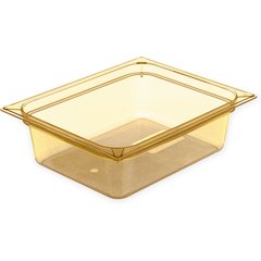 10421B13 StorPlus™ High Heat Food Pan 1/2 Size, 4" Deep - Amber