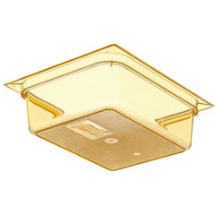 10421B13 StorPlus™ High Heat Food Pan 1/2 Size, 4" Deep - Amber