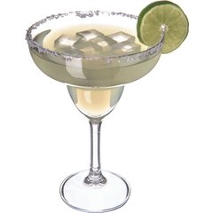 565207 Alibi™ Margarita, Grande 16 oz - Clear