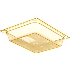 10420B13 StorPlus™ High Heat Food Pan 1/2 Size, 2.5" Deep - Amber