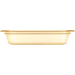 10420B13 StorPlus™ High Heat Food Pan 1/2 Size, 2.5" Deep - Amber