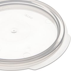 1077030 StorPlus™ Round Food Storage Container Lid 1 qt - Translucent