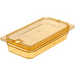 3086013 StorPlus™ High Heat Food Pan 1/3 Size, 2.5" Deep - Amber