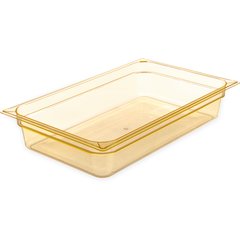 10401B13 StorPlus™ High Heat Food Pan Full-Size, 4" Deep - Amber