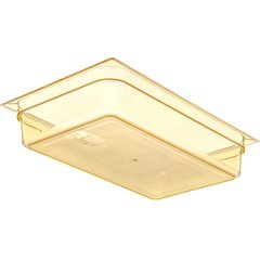 10401B13 StorPlus™ High Heat Food Pan Full-Size, 4" Deep - Amber