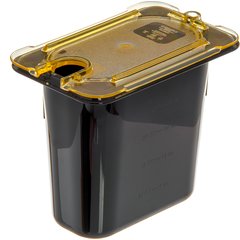 3088803 StorPlus™ High Heat Food Pan 1/9 Size, 6" Deep - Black