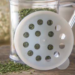 423130 Parsley Dredge Lid  - Translucent