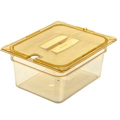 10422B13 StorPlus™ High Heat Food Pan 1/2 Size, 6" Deep - Amber