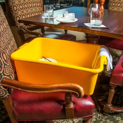 N4401104 Comfort Curve™ Tote Box 20" x 15" x 7" - Yellow